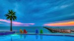 Enjoy this amazing pool and pier and watch the sun set on Copano Bay